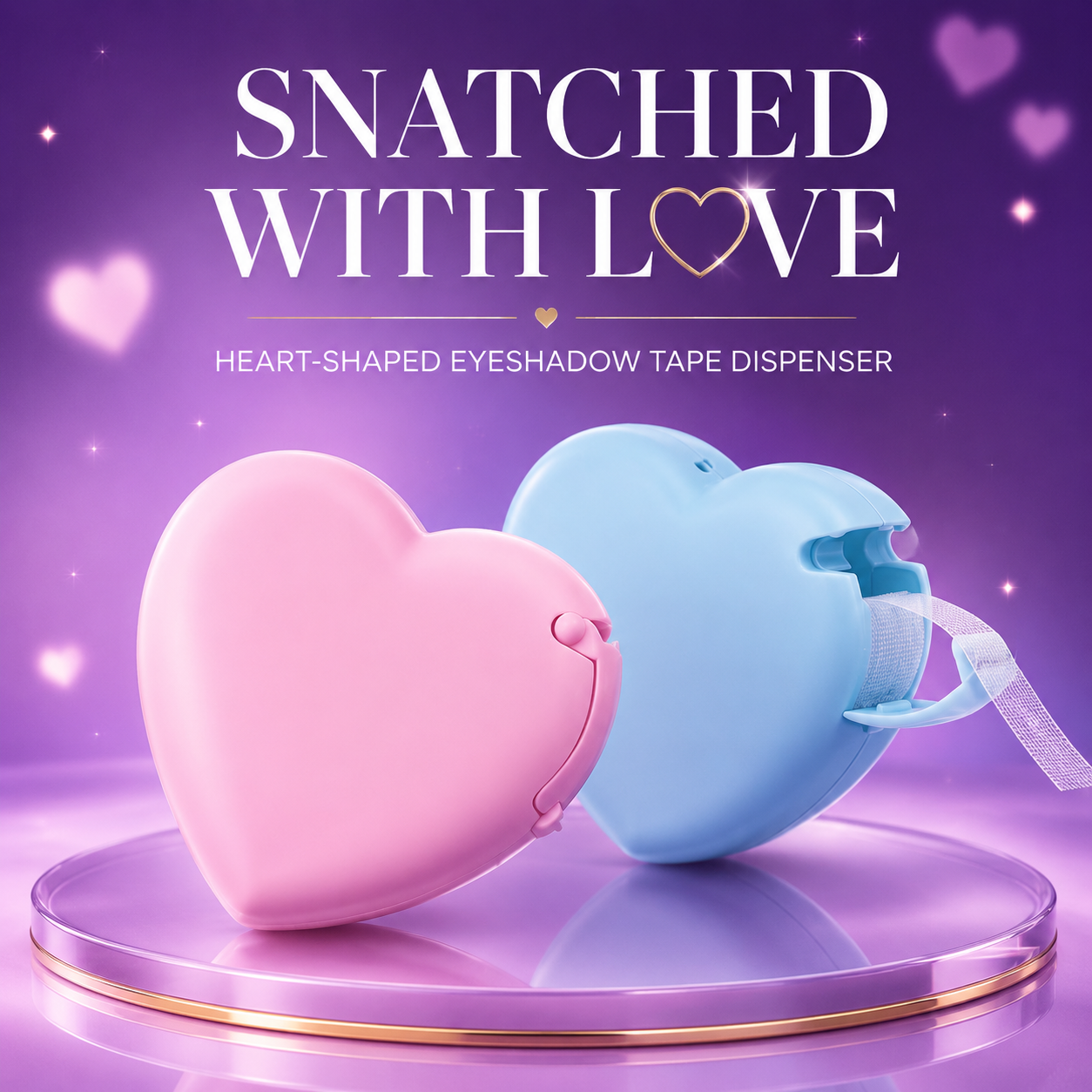 Snatched with Love Heart Shape Eyeshadow Tape Dispenser