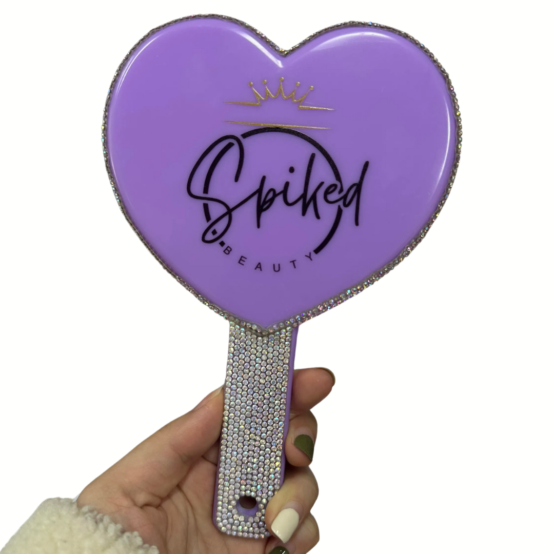 Spiked Beauty Queen Bling Mirror