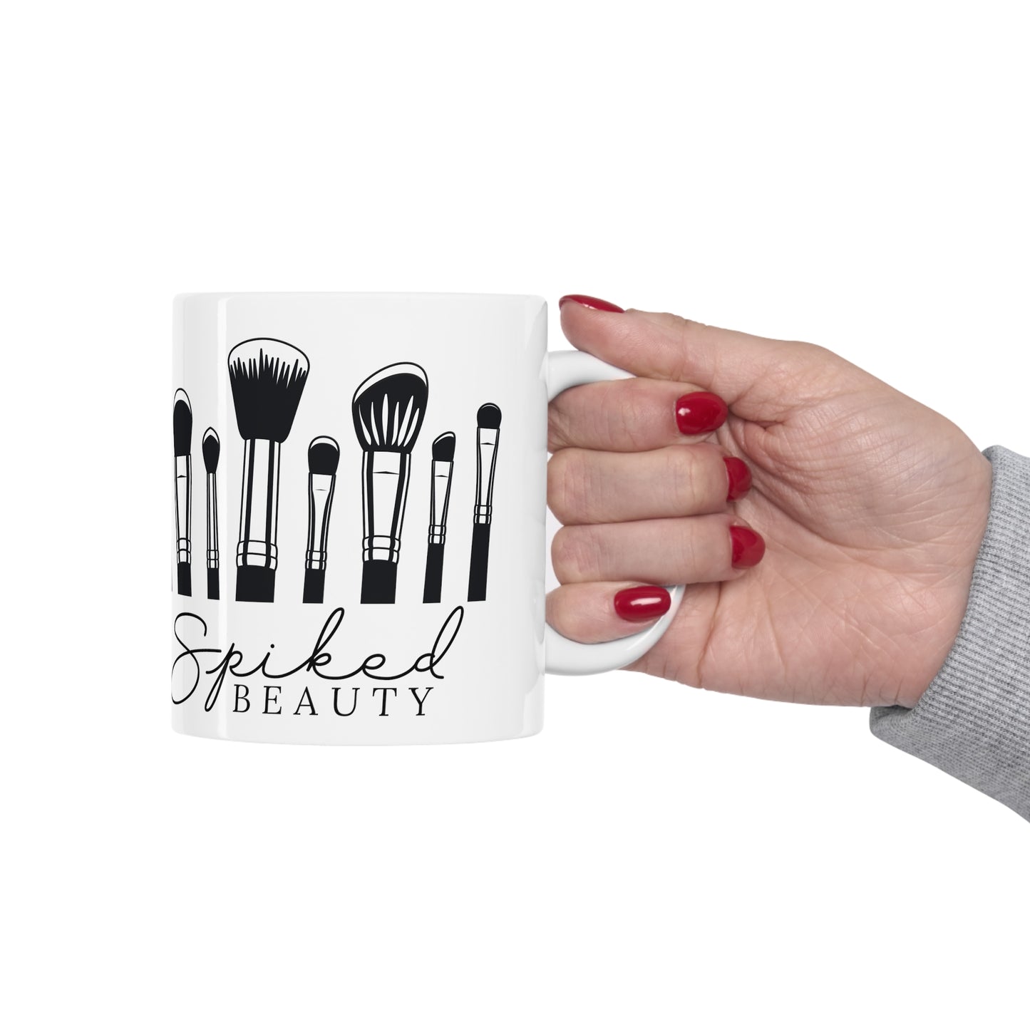 Makeup Brush Ceramic Mug 11oz